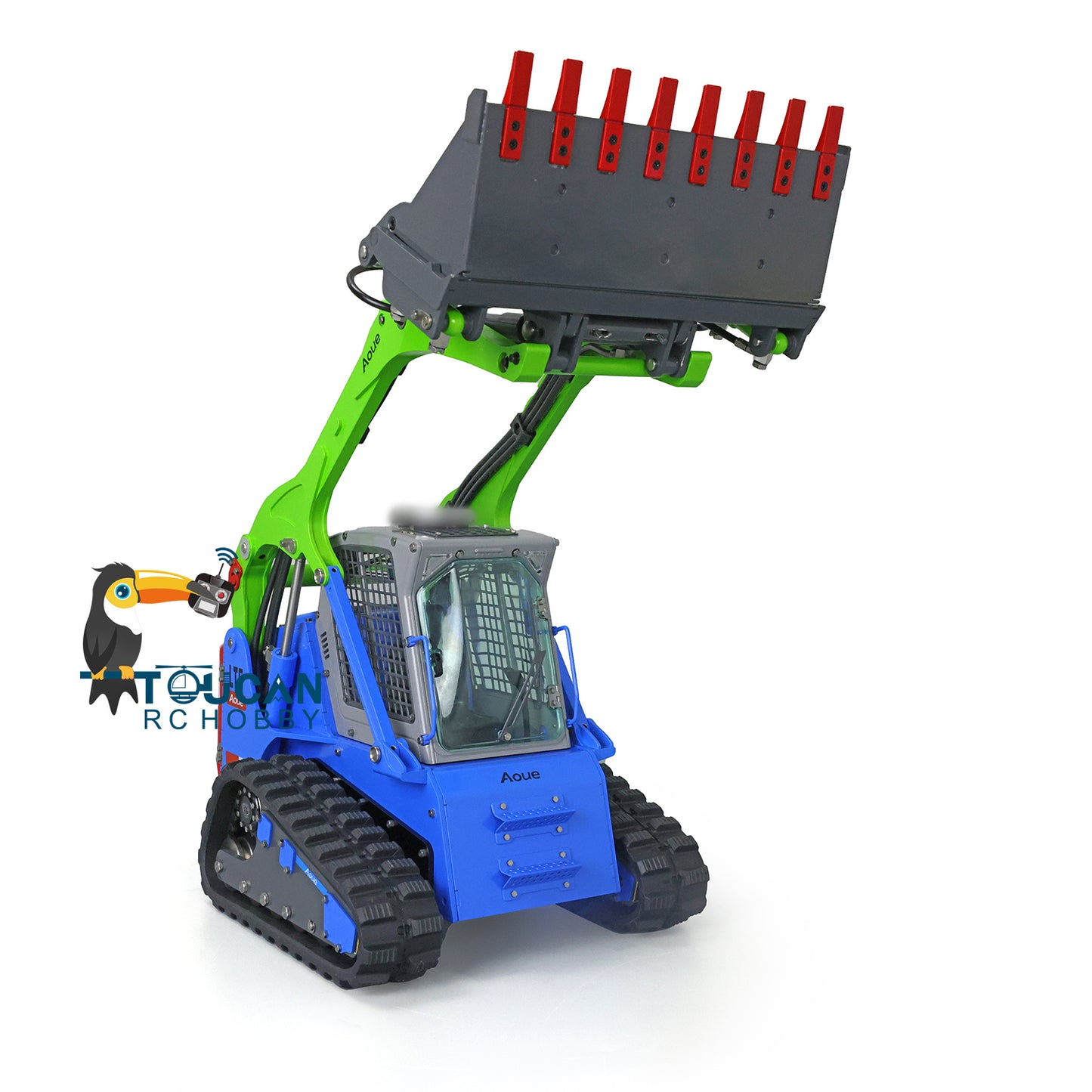 LESU 1/14 RC Metal Hydraulic Aoue LT5 Painted Assembled PNP Tracked Skid Steer Loader B0008