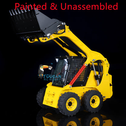 LESU 1/14 RC Metal Hydraulic Aoue LT5H Painted Unassembled Wheeled Skid Steer Loader A0008