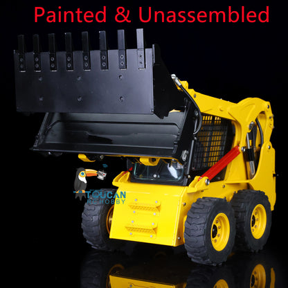 LESU 1/14 RC Metal Hydraulic Aoue LT5H Painted Unassembled Wheeled Skid Steer Loader A0008