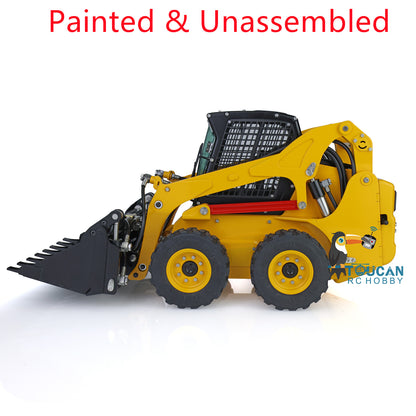 LESU 1/14 RC Metal Hydraulic Aoue LT5H Painted Unassembled Wheeled Skid Steer Loader A0008