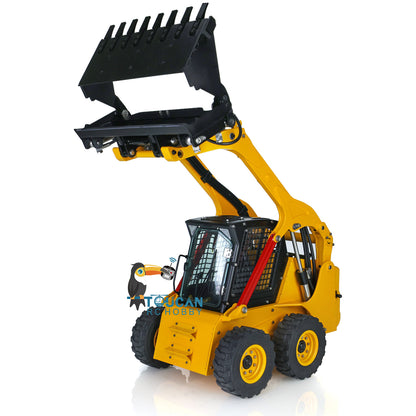 LESU 1/14 RC Metal Hydraulic Aoue LT5H Painted Assembled RTR Wheeled Skid Steer Loader A0008