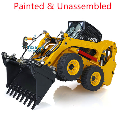 LESU 1/14 RC Metal Hydraulic Aoue LT5H Painted Unassembled Wheeled Skid Steer Loader A0008