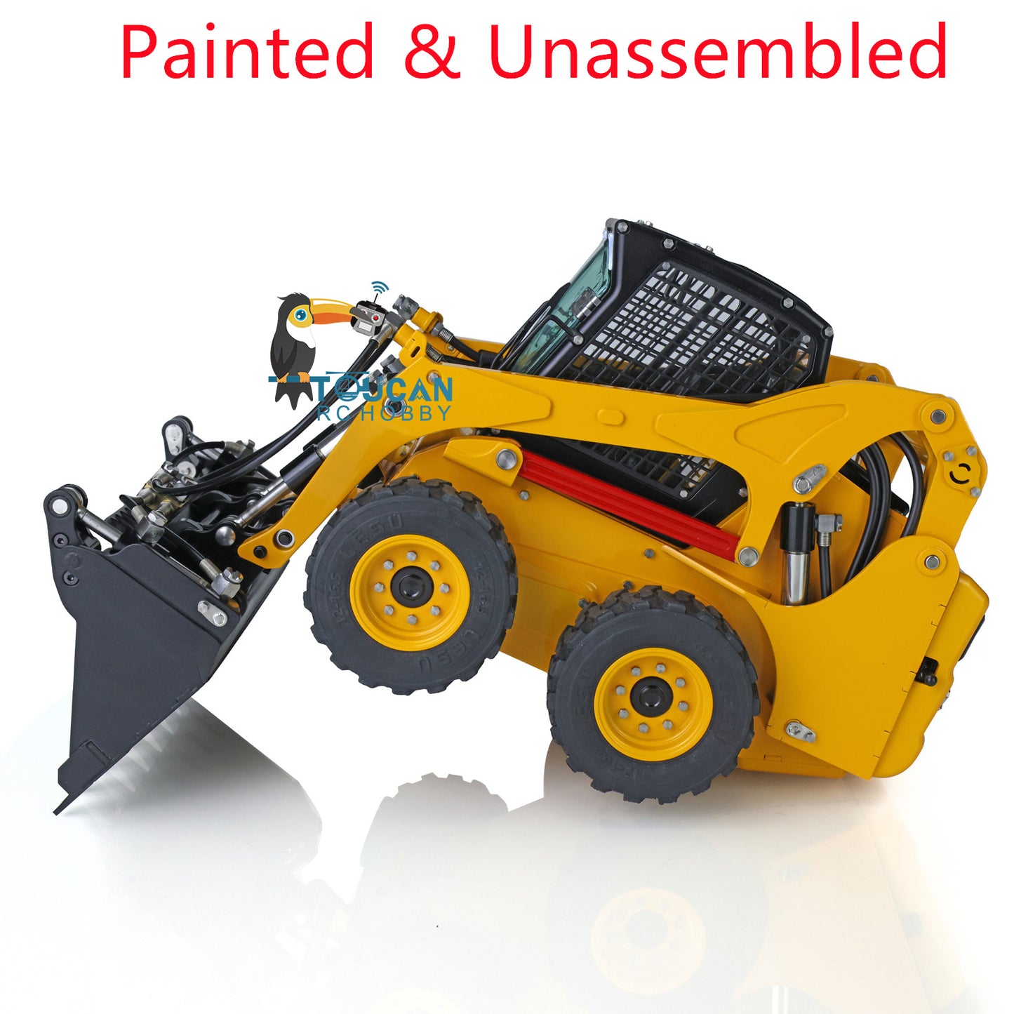 LESU 1/14 RC Metal Hydraulic Aoue LT5H Painted Unassembled Wheeled Skid Steer Loader A0008