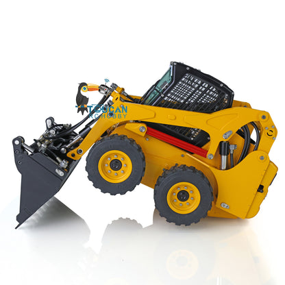 LESU 1/14 RC Metal Hydraulic Aoue LT5H Painted Assembled RTR Wheeled Skid Steer Loader A0008