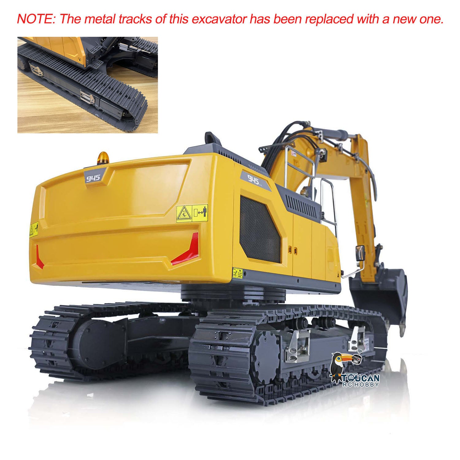 1/14 XDRC Metal Hydraulic RC Lieber 945 Excavator With Sound Light