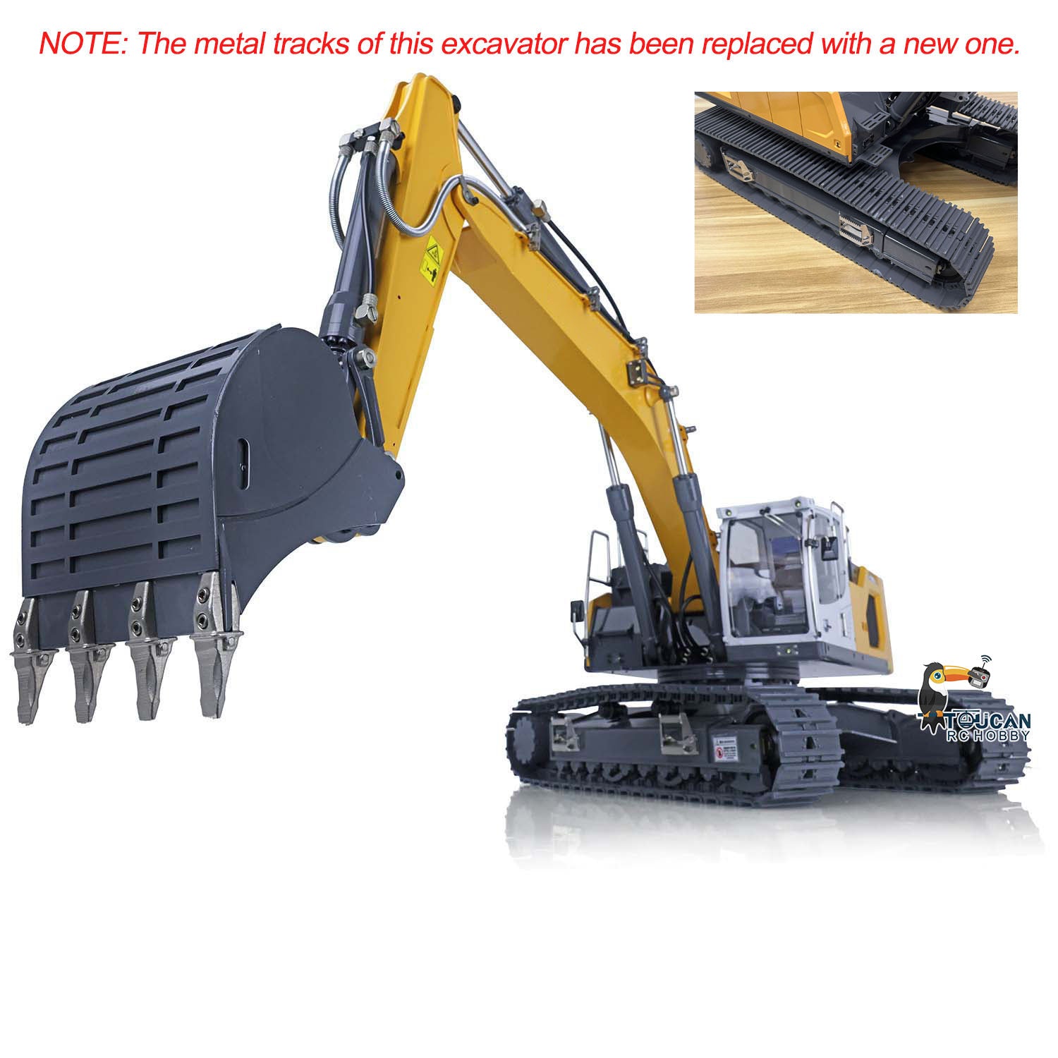 1/14 XDRC Metal Hydraulic RC Lieber 945 Excavator With Sound Light
