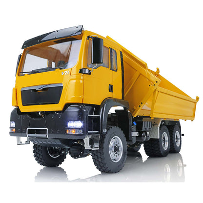 IN STOCK LESU Metal 1/14 TGS 3-way RC Hydraulic Dumper Truck Z0018