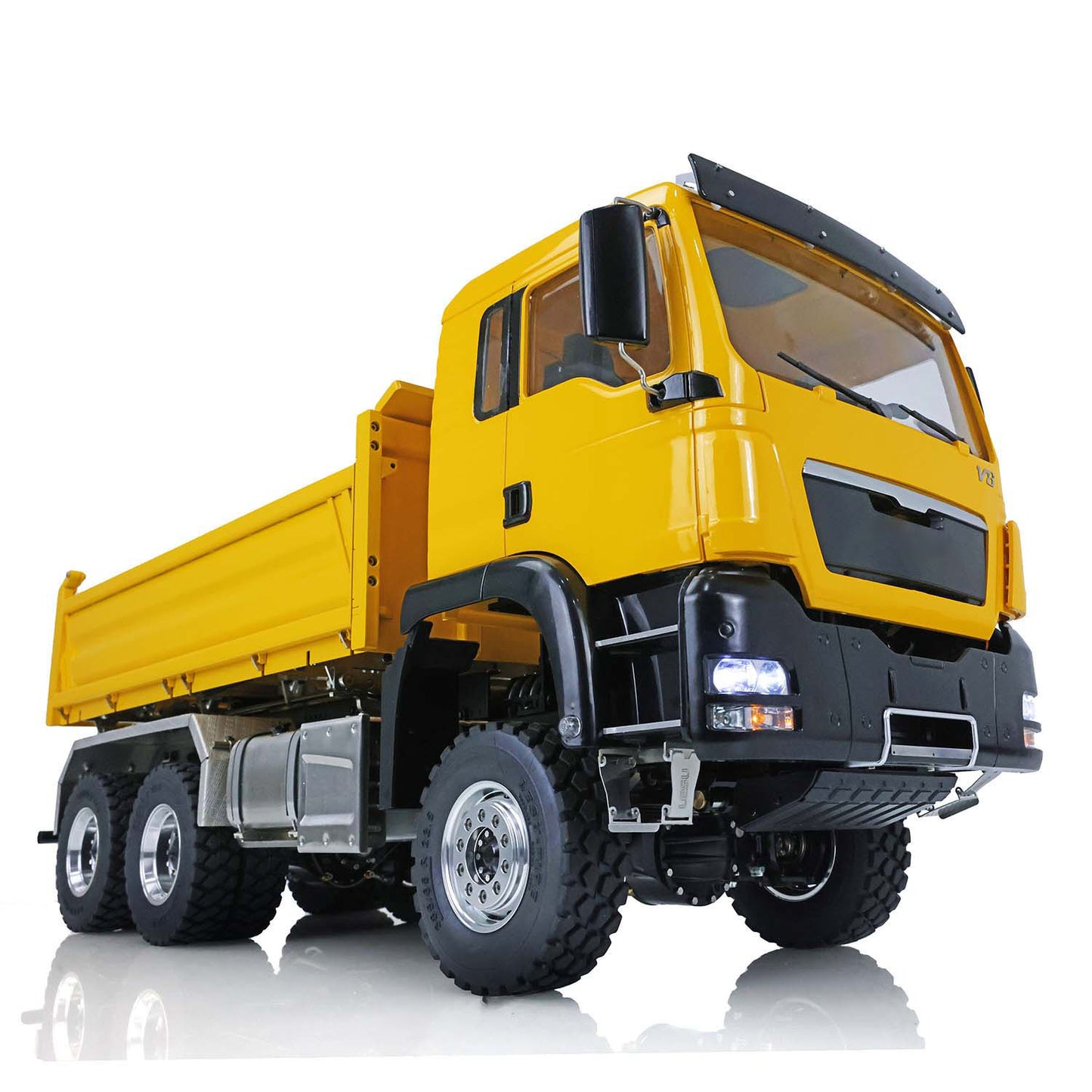 IN STOCK LESU Metal 1/14 TGS 3-way RC Hydraulic Dumper Truck Z0018
