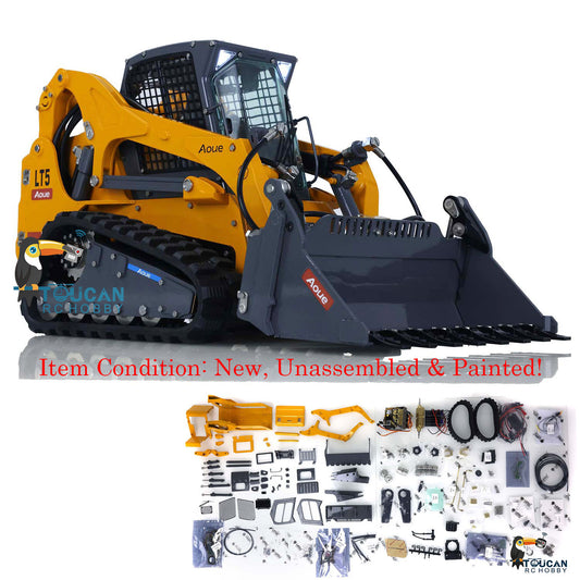LESU 1/14 RC Metal Hydraulic Aoue LT5 Painted Unassembled Tracked Skid Steer Loader B0008