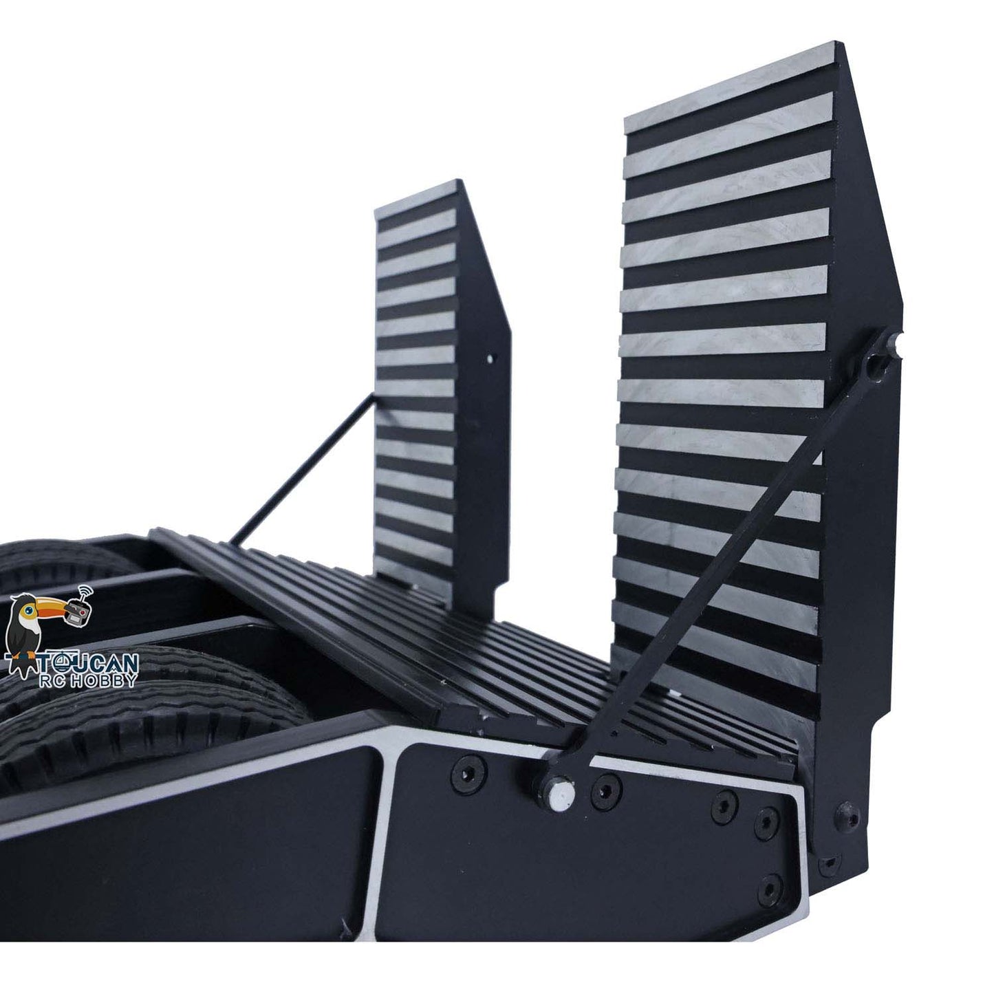 1/14 Metallchassis 2-Achs-Sattelauflieger für RC-Bau-LKW 