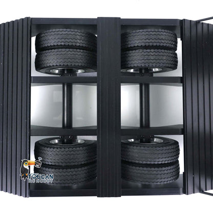 1/14 Metallchassis 2-Achs-Sattelauflieger für RC-Bau-LKW 