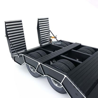 1/14 Metallchassis 2-Achs-Sattelauflieger für RC-Bau-LKW 