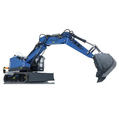 LESU 1/14 Aoue Metal ET26L Painted Assembled RTR Hydraulic Three-section RC Excavator B0012 With Crystal Display