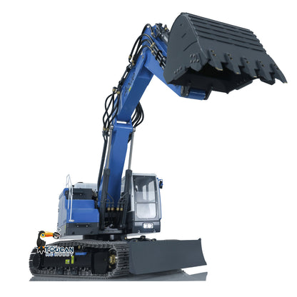 LESU 1/14 Aoue Metal ET26L Painted Assembled RTR Hydraulic Three-section RC Excavator B0012 With Crystal Display