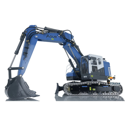 LESU 1/14 Aoue Metal ET26L Painted Assembled RTR Hydraulic Three-section RC Excavator B0012 With Crystal Display