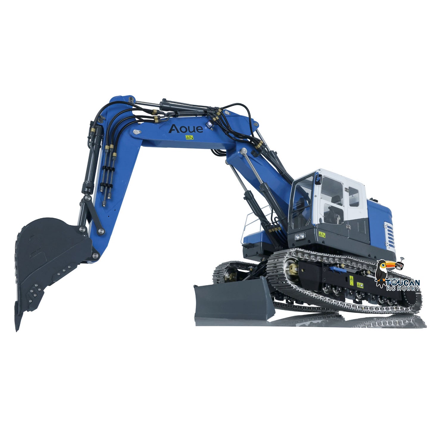 LESU 1/14 Aoue Metal ET26L Painted Assembled RTR Hydraulic Three-section RC Excavator B0012 With Crystal Display