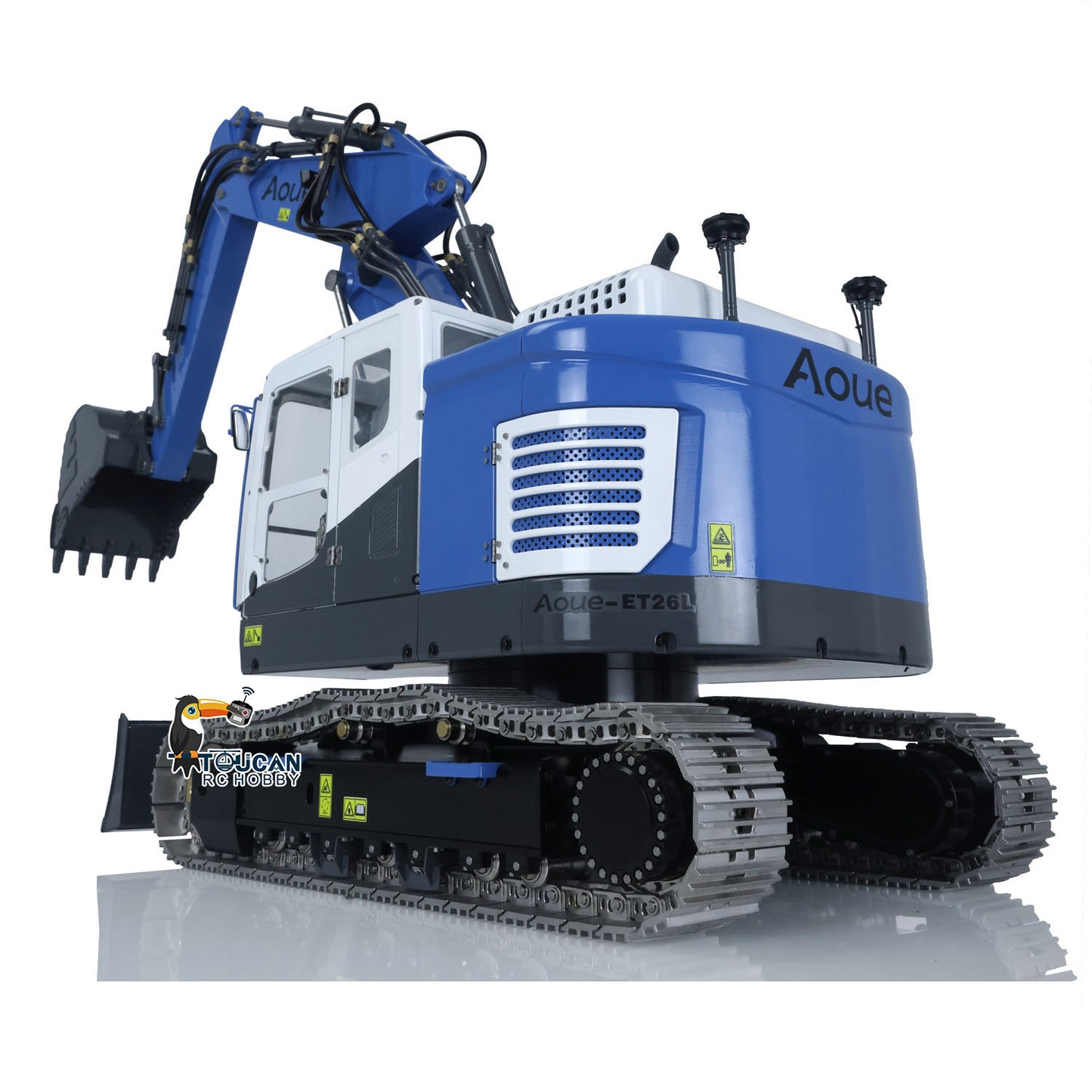 LESU 1/14 Aoue Metal ET26L Painted Assembled PNP Hydraulic Three-section RC Excavator B0012