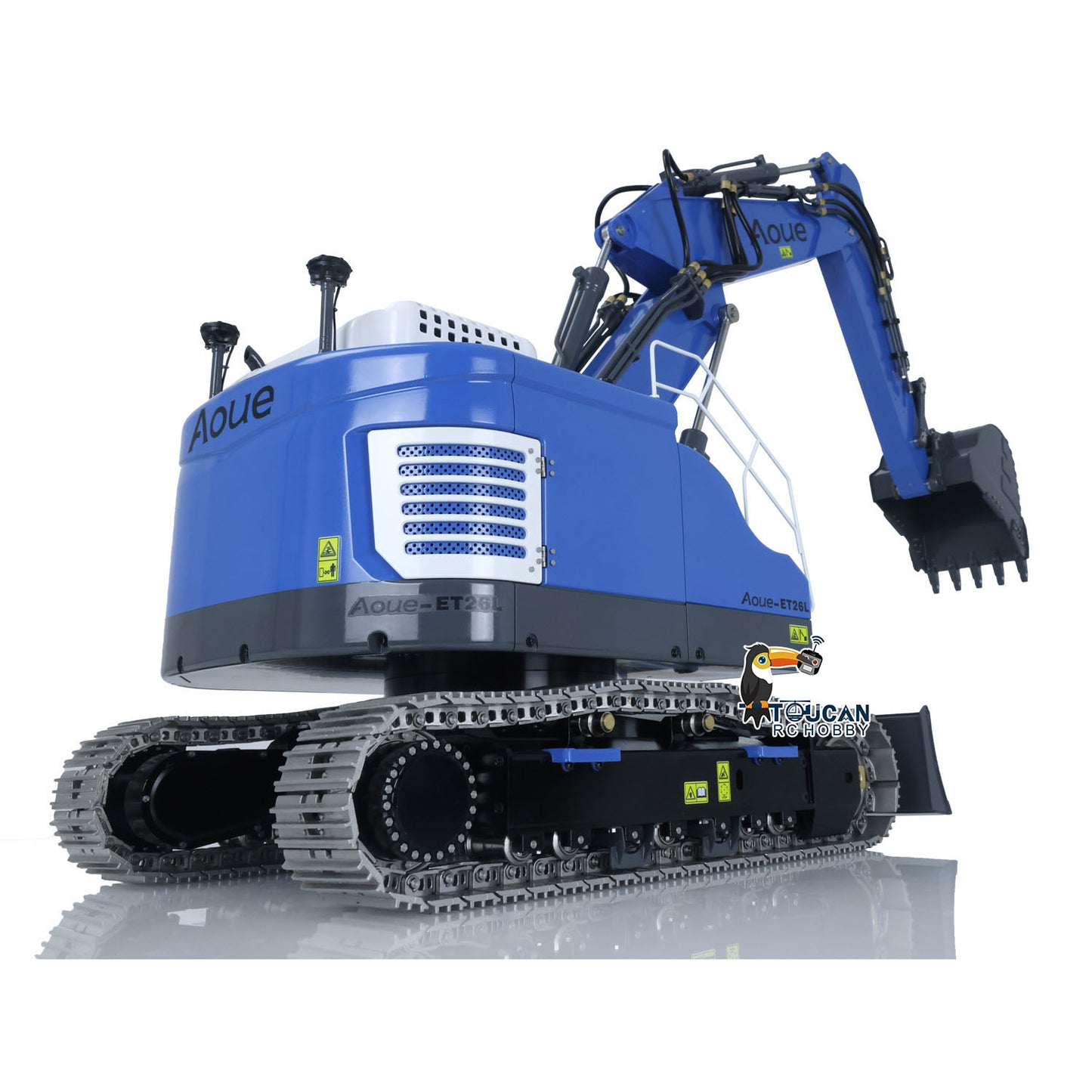 LESU 1/14 Aoue Metal ET26L Painted Assembled RTR Hydraulic Three-section RC Excavator B0012 With Crystal Display