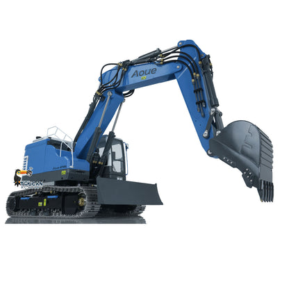 LESU 1/14 Aoue Metal ET26L Painted Assembled RTR Hydraulic Three-section RC Excavator B0012 With Crystal Display