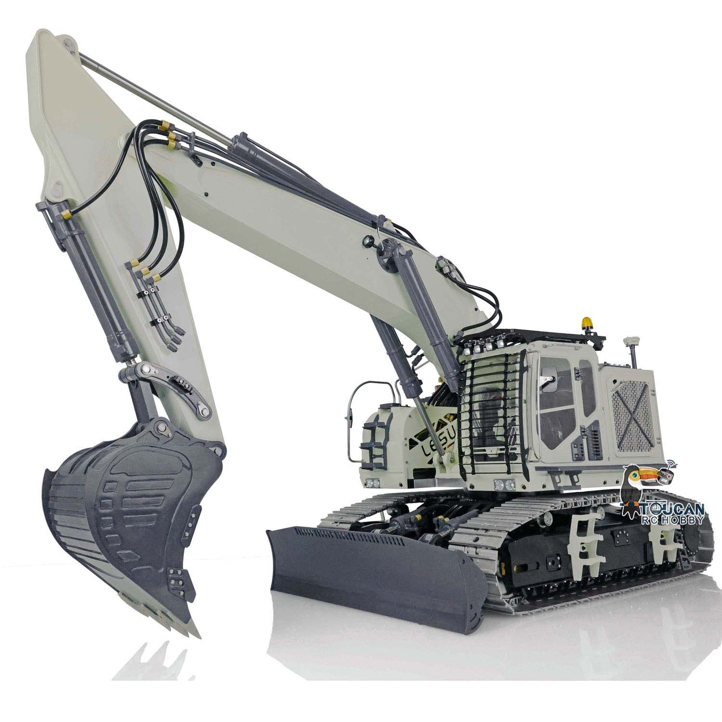 LESU 1/14 Aoue ET35 Metal RTR RC Hydraulic Painted Assembled Excavator B0006 With Quick Removable Connector