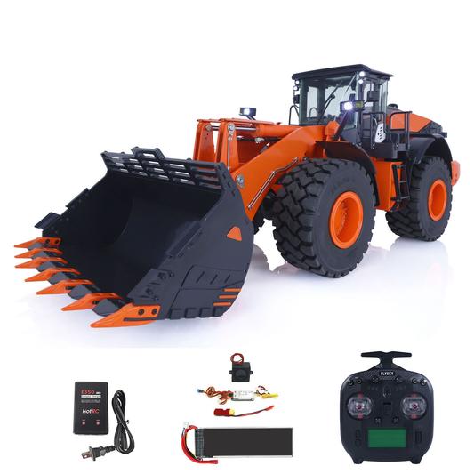 ONLY ONE Fast Shipping Metal Hydraulic RC Loader 1/14 ZW370 JDM 198 RTR Radio Control Construction Car with 201 New Sound System