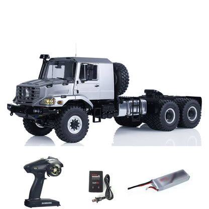 US STOCK 1/14 6x6 RC Off-road Tractor Truck JDModel Remote Control Car Differential Axles