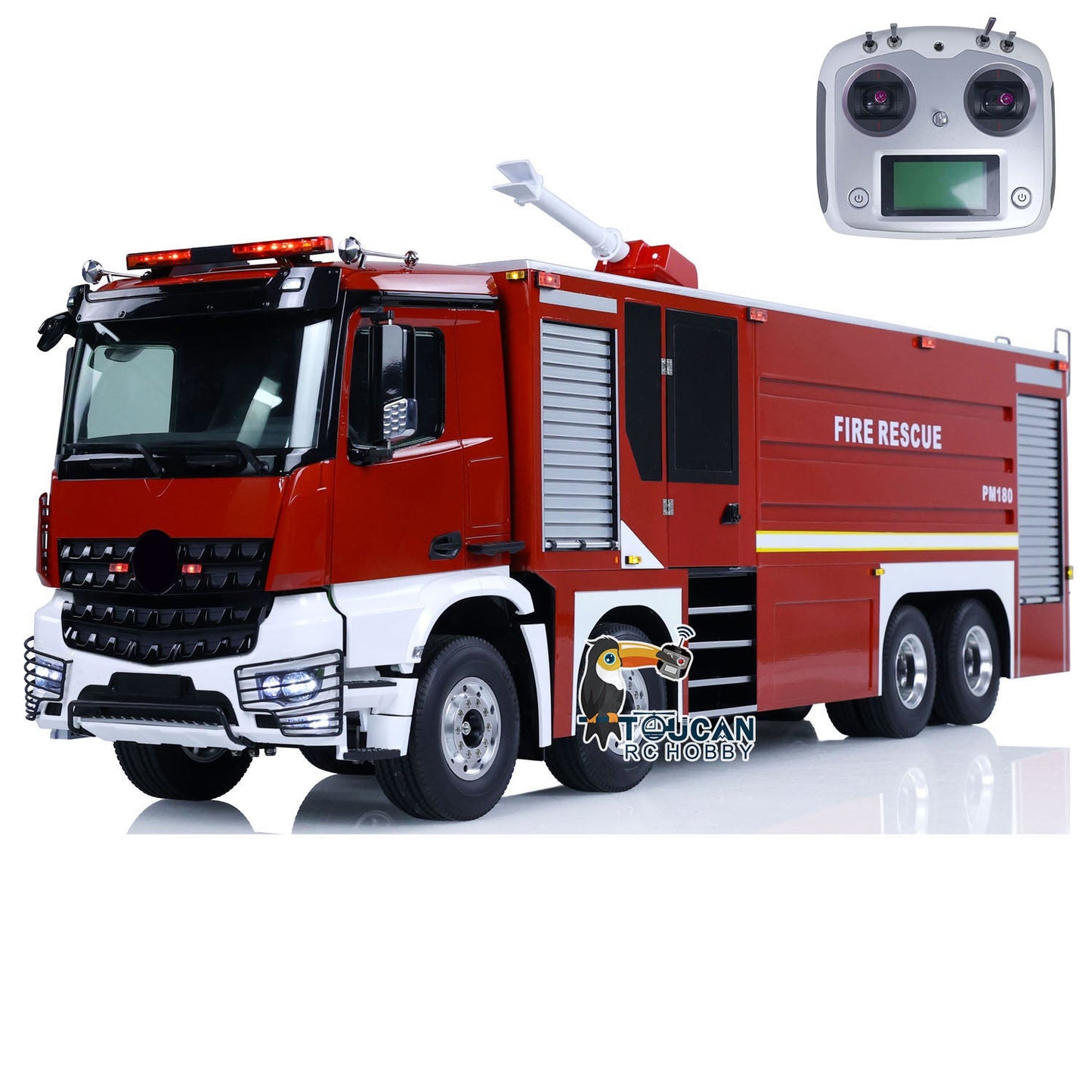 AUF LAGER 8x4 1/14 RC Feuerwehrauto RC Sprinklerfahrzeuge