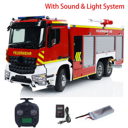 1/14 6x4 RC Fire Fighting Truck Fire Vehicles RTR