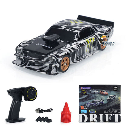 1/43 RC Drift Rennauto 4WD Ready to Go Mini Auto Spielzeug mit Gyro