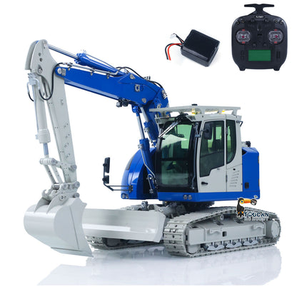 1/14 RC Hydraulic Excavator 914 5-ways Valve Metal Remote Control Digger Model Construction Vehicle