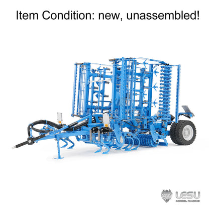 K500 Metal Seedbed Pre-sowing Soil Preparation Machine KIT for LESU 1/14 RC Hydraulic Agricultural Car Tractor AOUE 1050 Painted or Unpainted