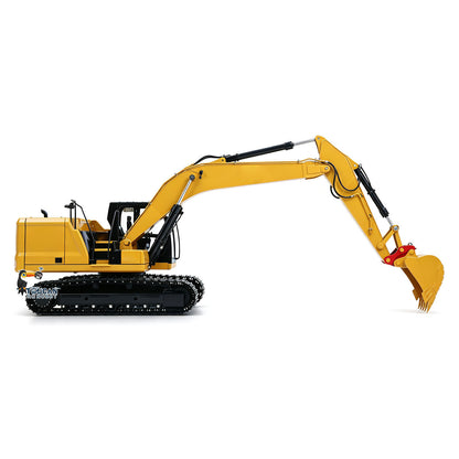 TOUCAN Metal 1/14 Remote Control Hydraulic Excavator 320 8Ways Valve RC Digger Engineering Vehicle ST8 Radio Lights Battery RTR Model