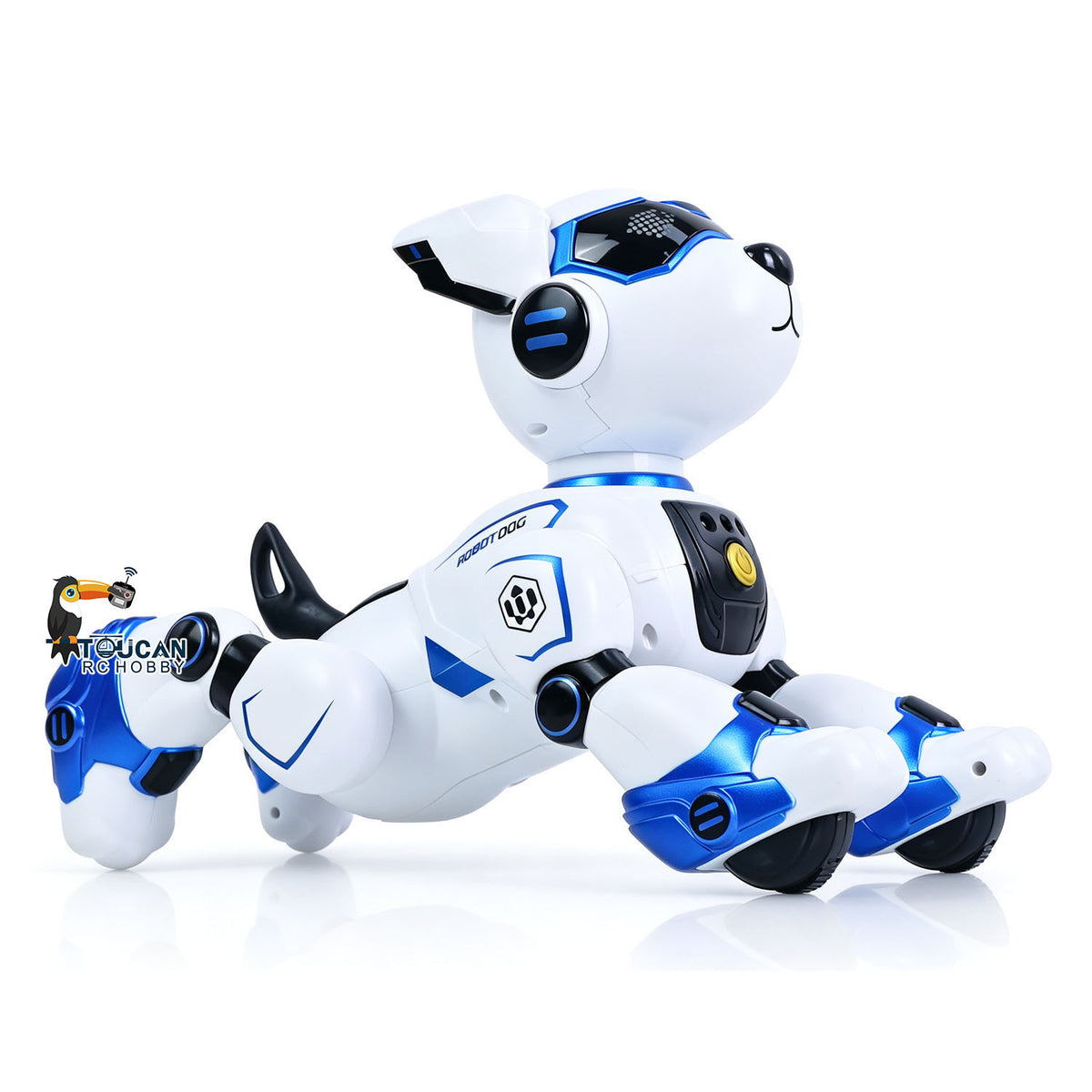 JJRC Interactive RC Robot Dog R27 with Voice Commands Remote Control Gesture Sensor Touch Function Multiple Actions Music Dance