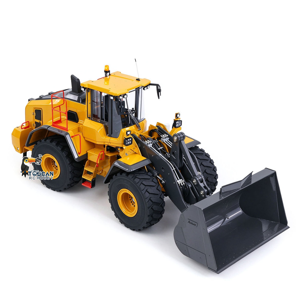 LESU L220H 1/14 Metal RC Hydraulic Wheel Loader A0013 PNP/RTR/KIT 4WD Construction Model Brushless FOC Motor 2 Speed Transmission Light Sound