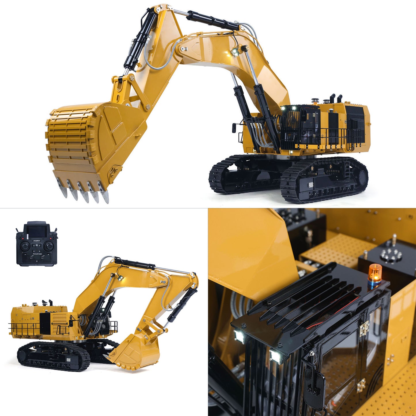 1/14 Hydraulic RC Excavator 6015B Metal RC Heavy Duty Digger