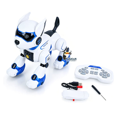 JJRC Interactive RC Robot Dog R27 with Voice Commands Remote Control Gesture Sensor Touch Function Multiple Actions Music Dance