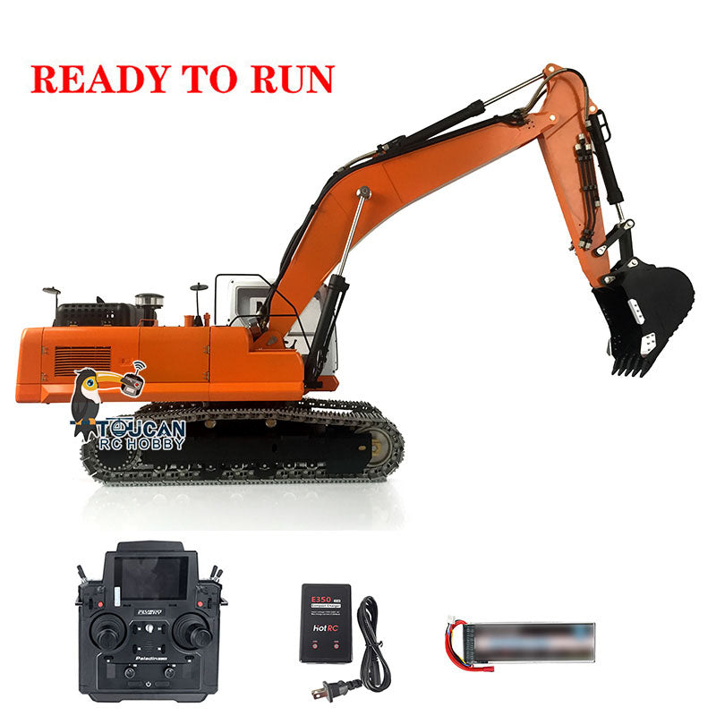 LESU 1/14 RTR PC360 Painted Assembled Metal RC Hydraulic Excavator B0002 With PL18EV Lite Transmitter