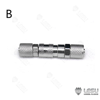 Metal 1/14 LESU Tubing Connector / Plugging Nozzle for TAMIYA RC Dumper Truck Hydraulic System