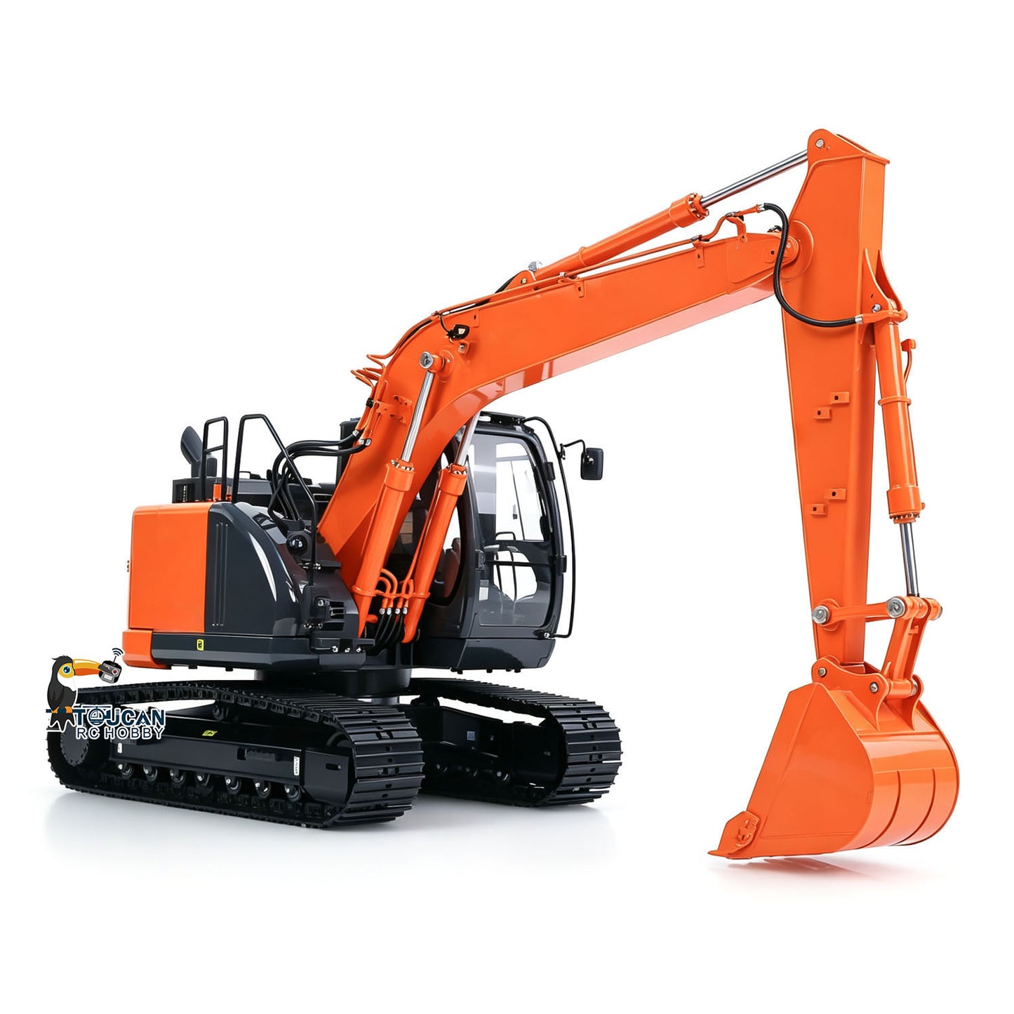 SFROG ZX135US LITE Metal Digger 1/14 RC Hydraulic Excavator 3CH Valve 3.5-4MPA Pump Manual Quick Coupler ST8 Radio Light Sound