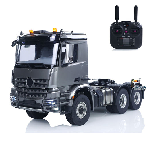 1/14 RC Tractor Truck 3363 Lorry Car Model Metal NO Lock Differential Axle 2Speed Gearbox Light Sound Radio