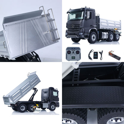 1/14 2.4G RC Electric Lifting Dumper 5702 Model 6*6 Tipper Vehicle 2Speed Sound Light Motor RTR Car Gifts Adults