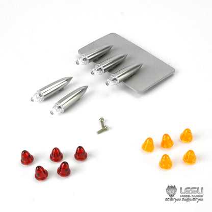 LESU 3MM Metal Lamp Cup for 1/14 TAMIYA RC Tractor Truck