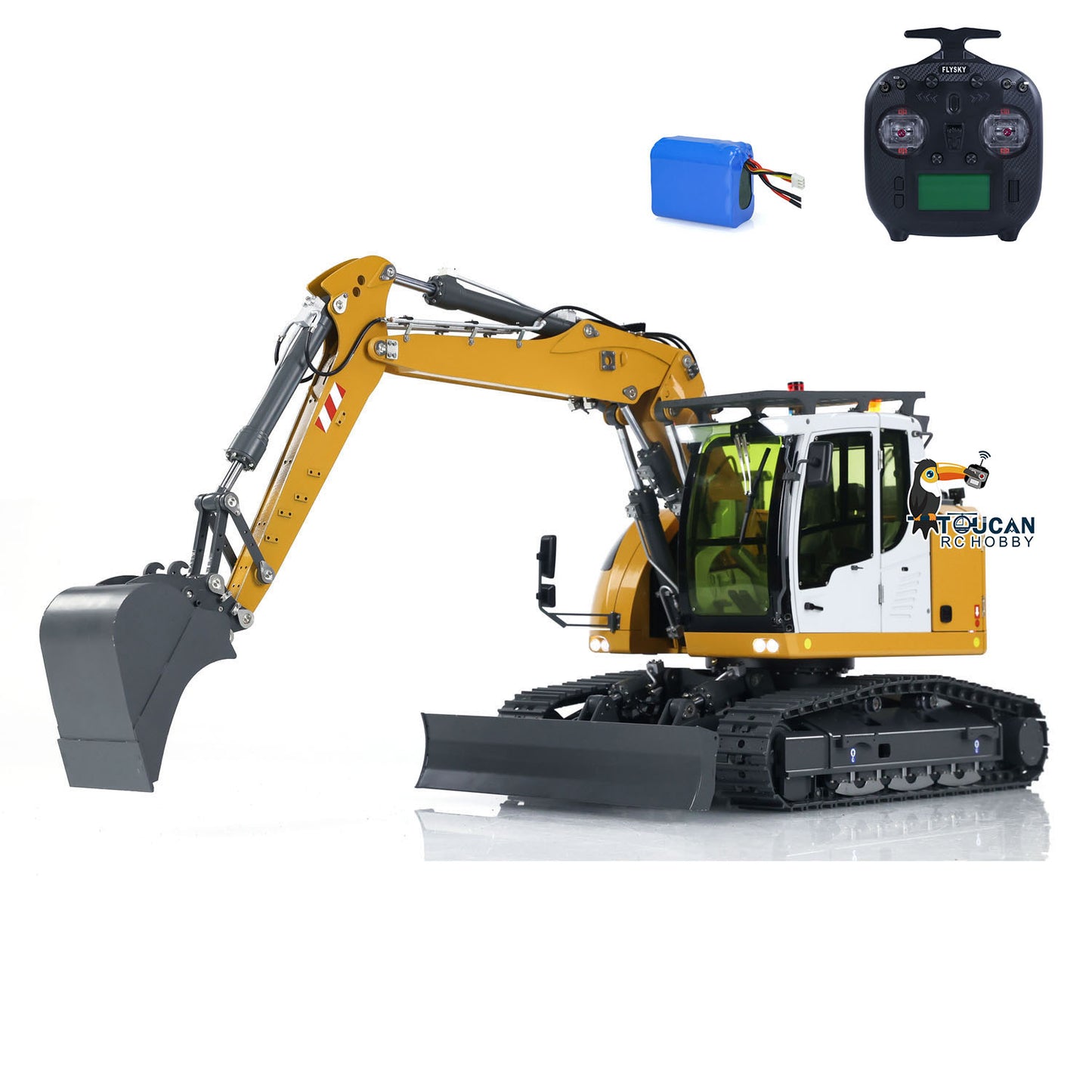 CUT 1/14 Scale 914 5-ways RC Hydraulic Excavator RTR