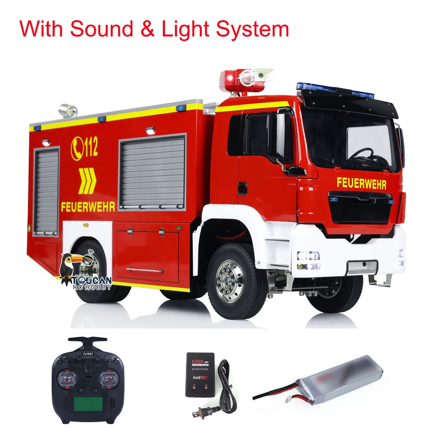 4x2 RC Fire Fighting Truck 1:14 Fire Vehicles