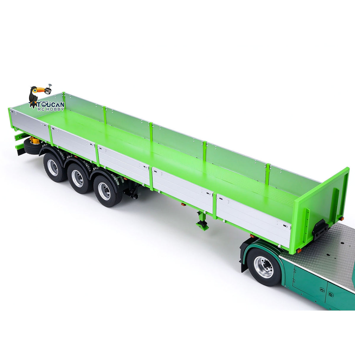 TOUCAN Painted 3-Axle Metal Semi Trailer Support Legs For 1/14 RC Tractor Truck Remote Control Lorry Car Model BM214 Forklift