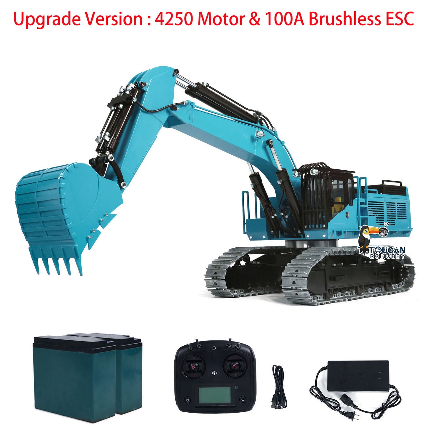 1/8 Hydraulic RC Digger 385CF Metal Giant Excavator