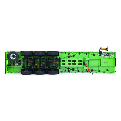 TOUCAN Painted 3-Axle Metal Semi Trailer Support Legs For 1/14 RC Tractor Truck Remote Control Lorry Car Model BM214 Forklift