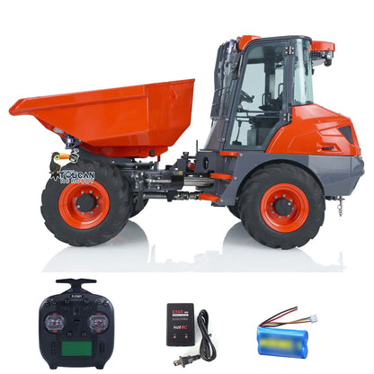 LESU 1/14 AOUE 6MDX Metal Painted Assembled RTR Hydraulic Articulated Dumper A0011