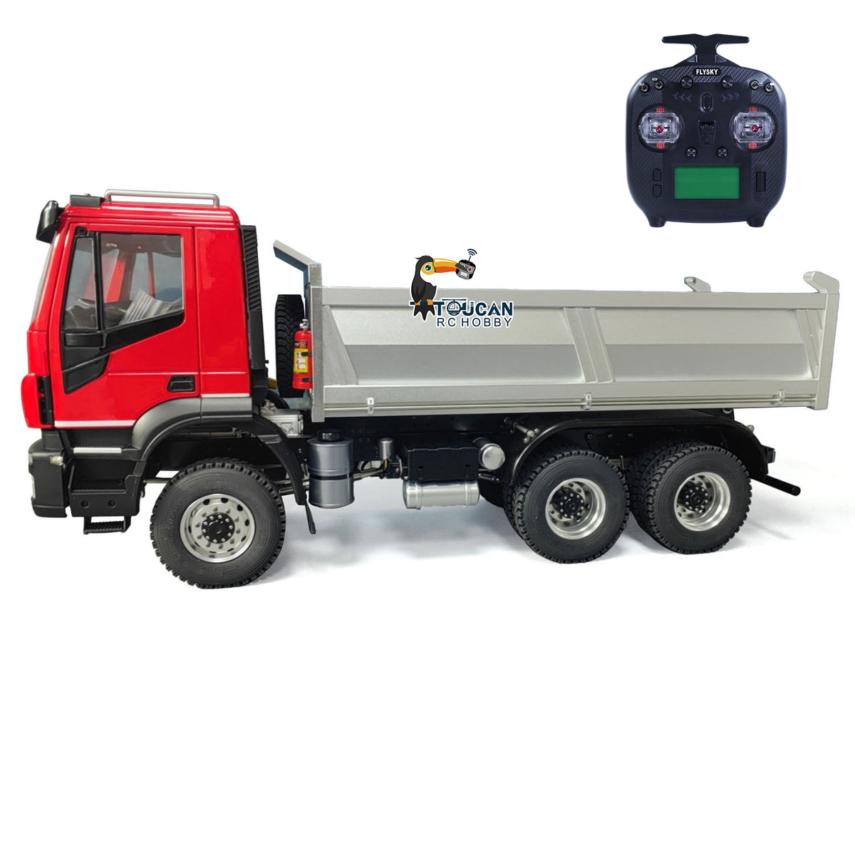 MD 1/14 6x6 Hydraulic RC Dump Truck Radio Control Tipper Dumper Car 2-speed Gearbox