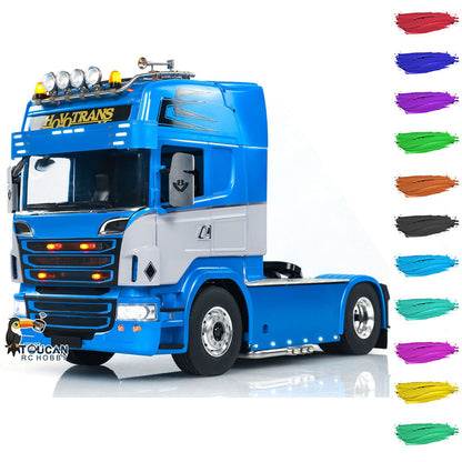 1/14 LESU 4X4 RC Traktor Lkw Angepasst Auto Metall Chassis
